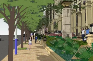 SketchUp Landscape Designs: Commercial Streets, Residential Areas, and Classical Styles-BIM WORLD