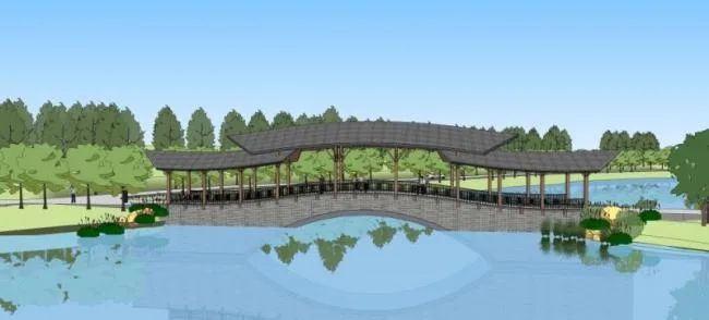 Sketchup Ancient Architecture Model | Bridge, Chinese Style, Ancient Architecture