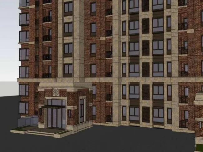Sketchup Residential Model | High rise Residential Buildings, Western Classical Style