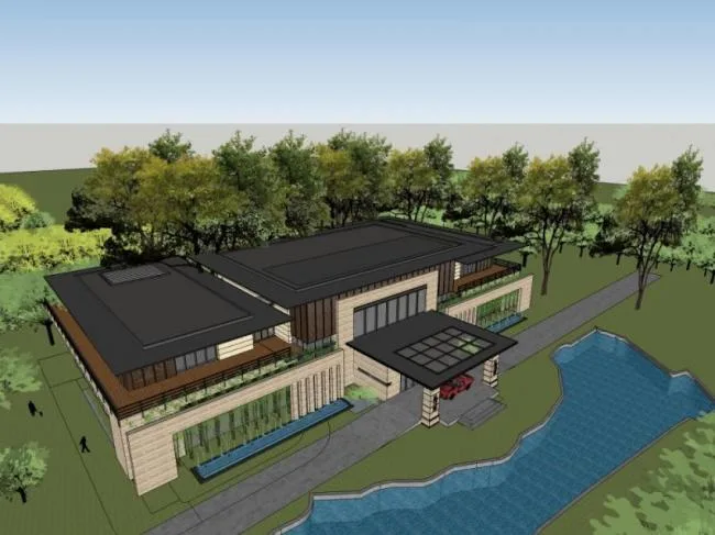 SketchUp Business Model: Designing a Modern Multi-Story Hotel