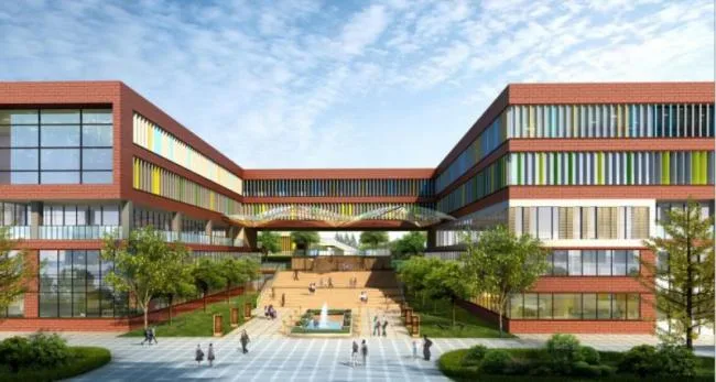 Sketchup School Model | Multi story School, Campus Educational Architecture, Modern Style