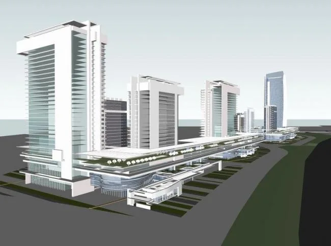Sketchup Office Model | High rise Office Building, Software Park Technology Park, Modern Style