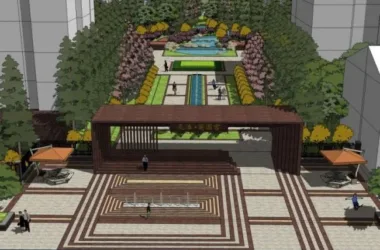 SketchUp Landscape Models: Community, Residential, English, and Classical Styles-BIM WORLD