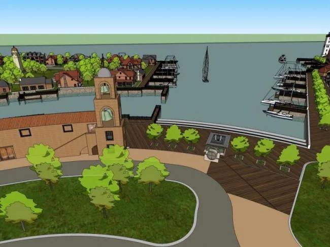 Sketchup Station Road Bridge | Pier, Classical Style