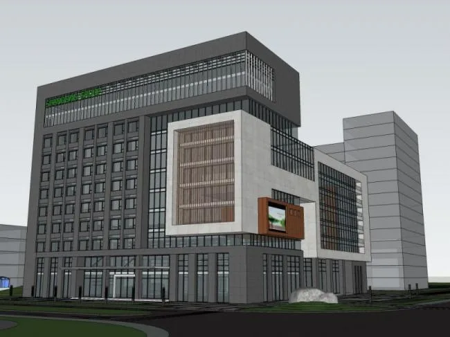 Sketchup Office Model | Multi story Office Building, Modern Style