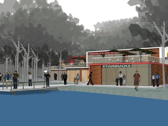 Sketchup Business Model | Commercial Architecture, Modern Style