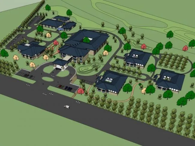 Sketchup Hotel Model | Resort, Modern Style