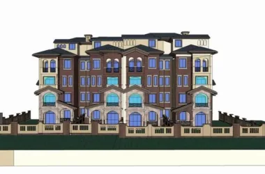 Classical-Style Stacked Villa Model in SketchUp-BIM WORLD
