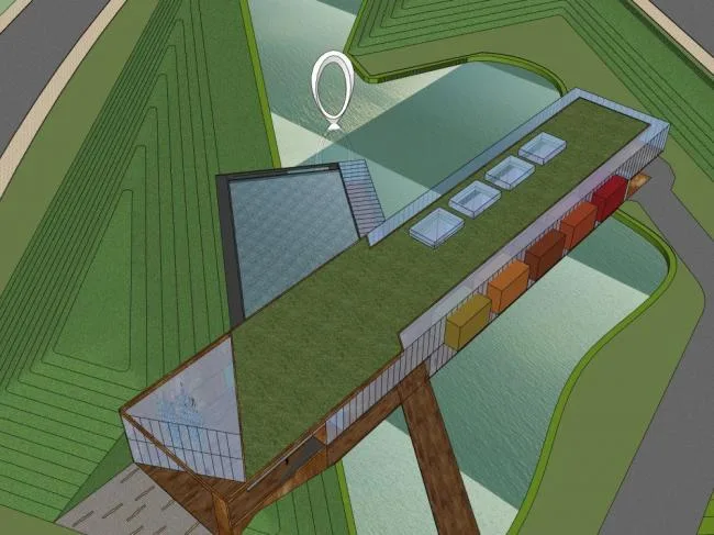 Sketchup Business Model | Exhibition Center, Modern Style, Commercial, Entertainment and Leisure Facilities