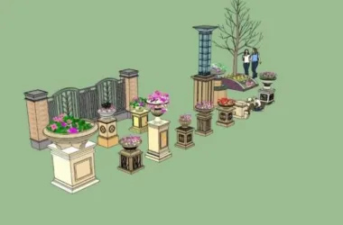 SketchUp Material Guide: European Bowl Component Textures-BIM WORLD