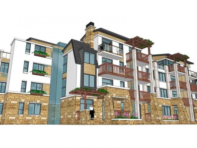 Sketchup Villa Model | Stacked Villa, Modern Style