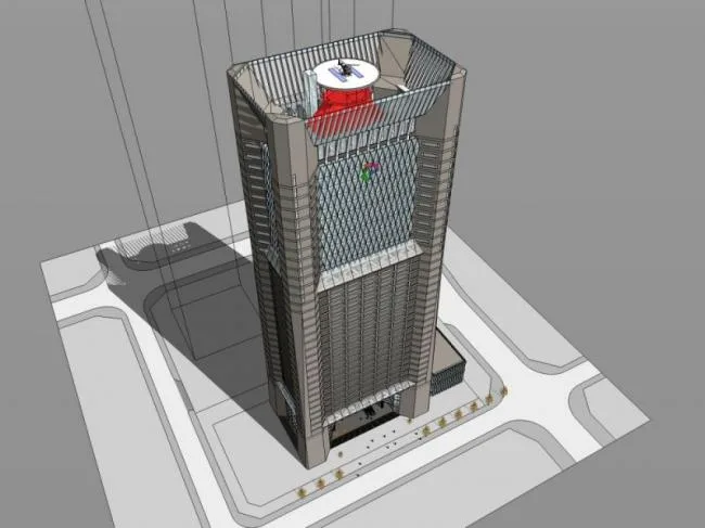 Sketchup Office Model | Super High rise Office Building, Modern Style