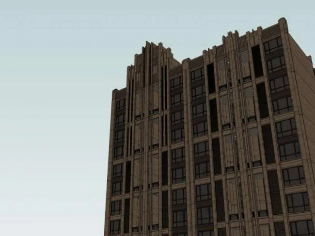 Sketchup Residential Model | Super High rise Residential Buildings, Residential Buildings, Classical Style