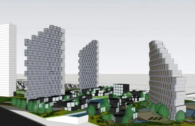 Sketchup Hotel Model | Nanchang Yaohu Resort Hotel, High rise Hotel, Modern Style