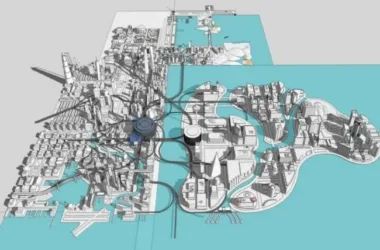 Sketchup Planning Model | Multi story Mixed City Planning, Modern Style-BIM WORLD
