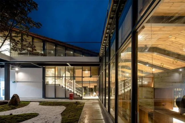 BIM architecture | Adjacent to the canyon, integrated into the settlement: Heizhugou Zen Inn Boutique Hotel Reception Center/Research Building Architectural Design