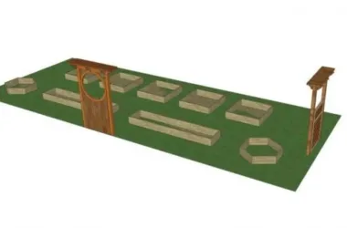 SketchUp Material Models: Vegetable Pools, Fields, and Landscape Components-BIM WORLD