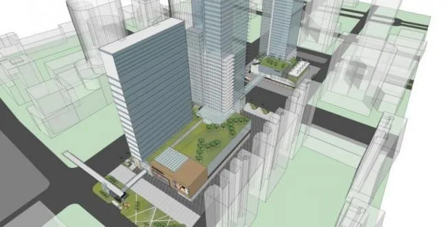 Sketchup Complex Model | Super High rise Commercial Complex, Modern Style