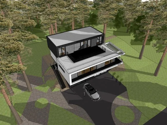 SketchUp Villa Models: Forest, Solo, and Modern Styles