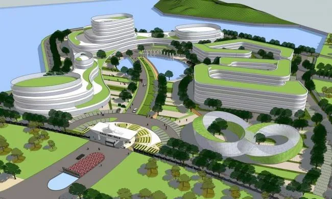 Sketchu Industrial Building | Group Headquarters Design, Multi story Office, Industrial Park, Industrial Park, Modern Style