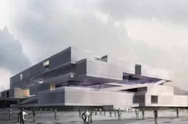 SketchUp Model of Yunnan Provincial Museum: Multi-Story Modern Cultural Architecture-BIM WORLD
