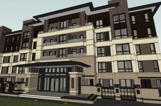Sketchup Residential Model | Multi story Residence, Garden House, Residential Building, Classical Style