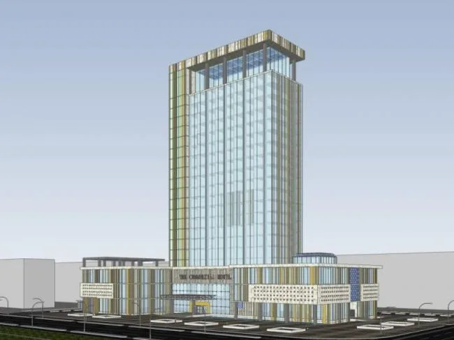 Sketchup Hotel Model | High rise Hotel, Modern Style