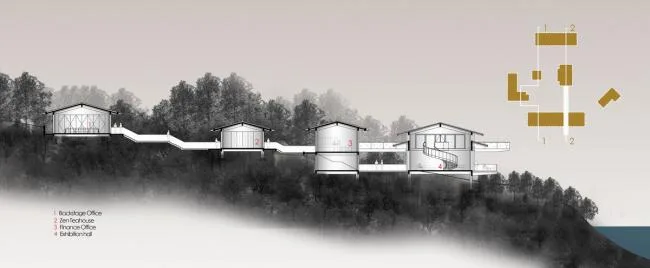 BIM Architecture | Mountain Courtyard: Shiye Art Space/M.A.O