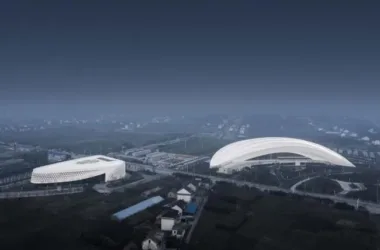BIM Architecture: Exploring Rudong Sports Center by Tongji New Year's Eve Architectural Design and Research Institute-BIM WORLD