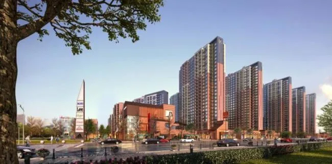 Sketchup Residential Model | High rise residential, ground floor commercial, modern style