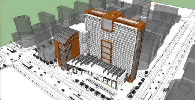 Sketchup Complex Model | Multi story Commercial Complex, Residential, Modern Style