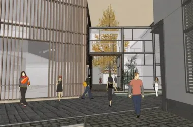 SketchUp Business Model: Multi-Story Commercial and Pedestrian Street in Modern Chinese Style-BIM WORLD
