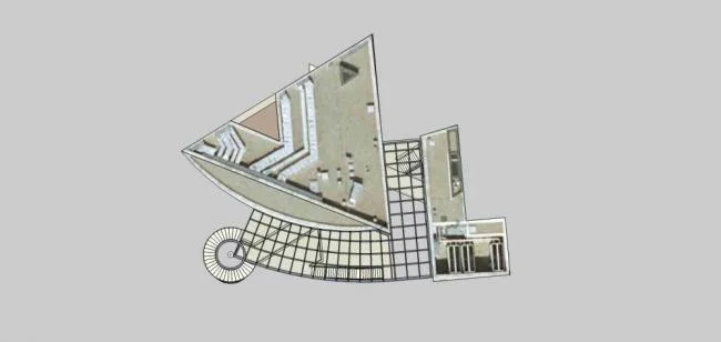 Sketchup Cultural Model | Multi story Museum, Modern Style, Cultural Architecture
