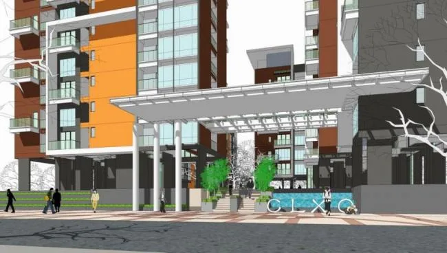 Sketchup Residential Model | High rise residential buildings, neighborhoods, residential buildings, modern style