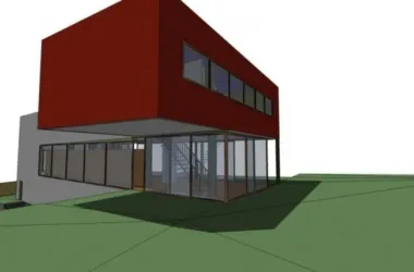 Modern Solo Villa Design | SketchUp 3D Model-BIM WORLD