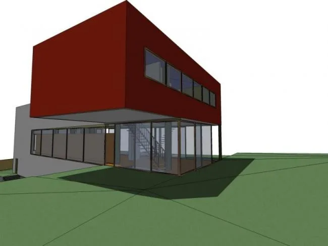 Sketchup Villa Model | Solo Villa, Modern Style