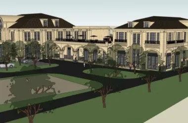 SketchUp Business Model: Designing a Modern French Mansion-BIM WORLD