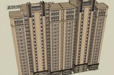 SketchUp Residential Models: High-Rise and Classical Style Buildings-BIM WORLD