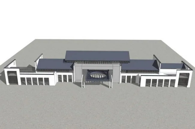 Sketchup Business Model | Multi story Clubhouse, New Chinese Style, Commercial Architecture