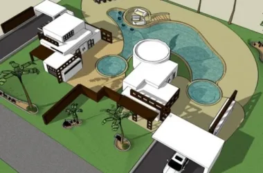 Modern Solo Villa Design | SketchUp 3D Model-BIM WORLD