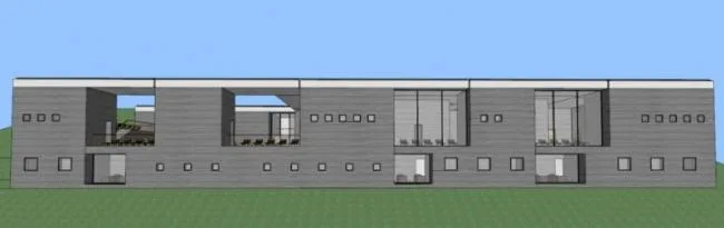 Sketchup Hotel Model | Spa, Peter Zumto, Modern Style