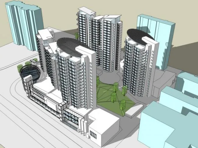 Sketchup Hotel Model | High rise Hotel, Modern Style