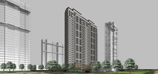 Sketchup Residential Model | High rise residential communities, residential buildings, modern style