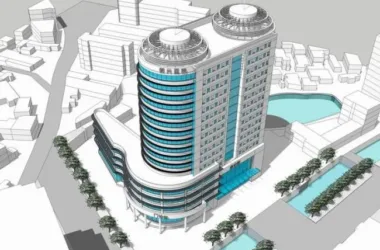 Modern Multi-Story Hybrid Hospital Model in SketchUp | High-Rise Medical Building Design-BIM WORLD
