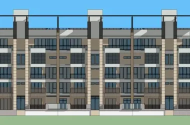 Modern 6-Story Residential Model in SketchUp-BIM WORLD