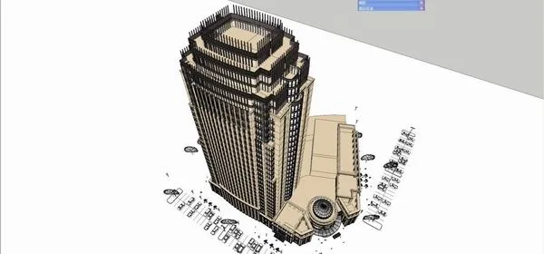 Sketchup Hotel Model | High rise Hotel, Hotel, Classical Style