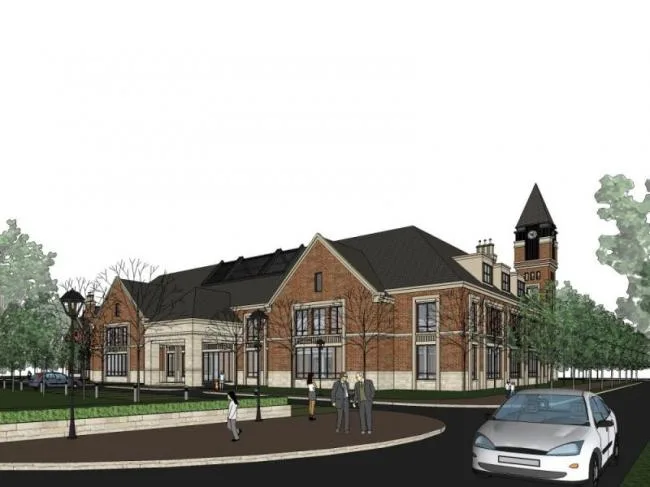 Sketchup Business Model | Multi story Clubhouse, Classical Style