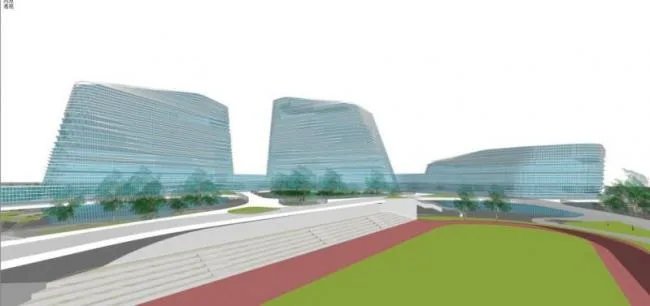 Sketchup Complex Model | Multi story Commercial Complex, Modern Style