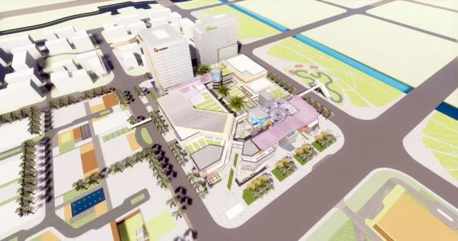 Sketchu Industrial Building | Multi story high-rise mixed use, office park, industrial building, modern style