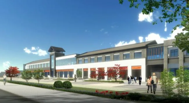 Sketchup Business Model | Commercial Street, Chinese Style